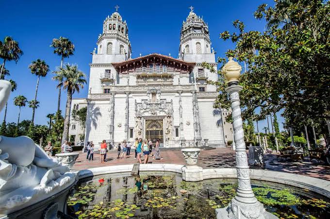 Hearst Castle, a historic estate south of Lucia Lodge open for public tours